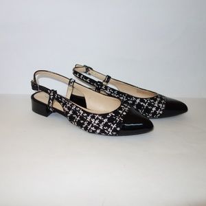 Alex Marie Houndstooth Slingback Shoes